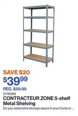 Patrick Morin 5-shelf Metal Shelving offer