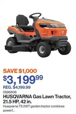Patrick Morin Gas Lawn Tractor, 21.5 HP, 42 in offer
