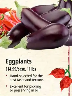 Farm Boy Eggplants offer