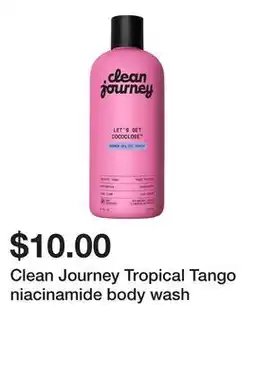 Sephora Clean Journey Tropical Tango niacinamide body wash offer