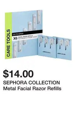 Sephora SEPHORA COLLECTION Metal Facial Razor Refills offer