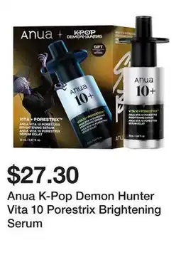 Sephora Anua K-Pop Demon Hunter Vita 10 Porestrix Brightening Serum offer