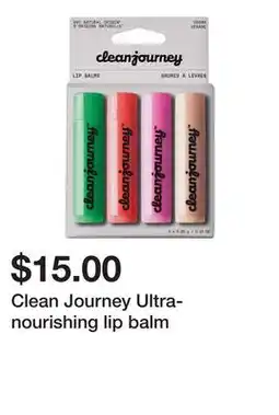 Sephora Clean Journey Ultra-nourishing lip balm offer