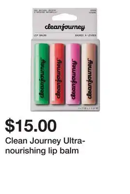 Sephora Clean Journey Ultra-nourishing lip balm offer