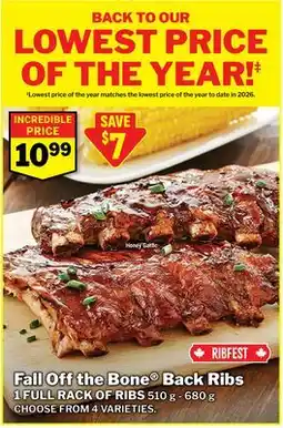 M & M Food Market Fall Off the Bone Back Ribs offer