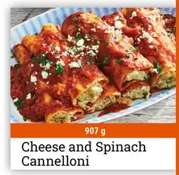 M & M Food Market Cheese and Spinach Cannelloni offer