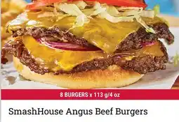 M & M Food Market SmashHouse Angus Beef Burgers offer