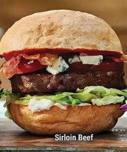 M & M Food Market Sirloin Beef Burgers offer