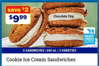 M & M Food Market Cookie Ice Cream Sandwiches offer
