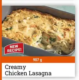 M & M Food Market Creamy Chicken Lasagna offer