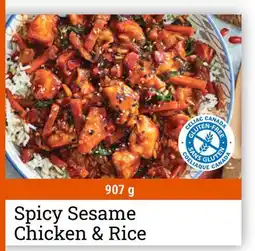 M & M Food Market Spicy Sesame Chicken & Rice offer