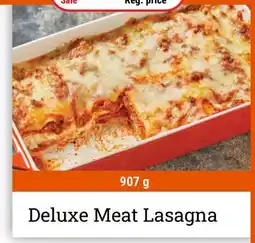 M & M Food Market Deluxe Meat Lasagna offer