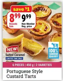 M & M Food Market Portuguese Style Custard Tarts offer