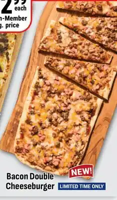 M & M Food Market Bacon Double Cheeseburger offer