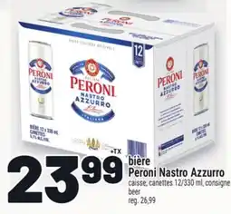 Metro BIÈRE PERONI NASTRO AZZURRO | BEER offer