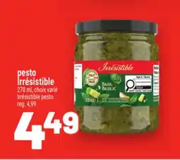 Metro PESTO IRRÉSISTIBLE | IRRÉSISTIBLE PESTO offer