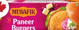 Food Basics MUSAFIR PANEER BURGERS, NUGGETS OR BITES offer