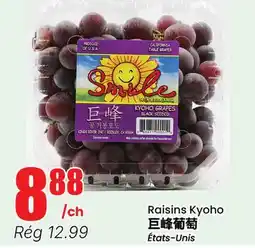 Btrust Supermarket Raisins Kyoho offer