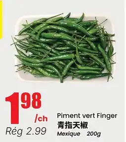 Btrust Supermarket Piment vert Finger offer