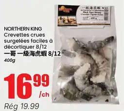 Btrust Supermarket NORTHERN KING Crevettes crues surgelées faciles à décortiquer 8/12 offer