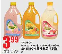 Btrust Supermarket SHERBON Boissons au jus sélectionnées offer