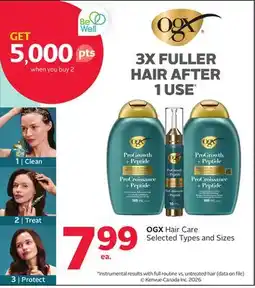 Rexall OGX Hair Care offer