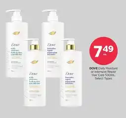 Rexall DOVE Daily Moisture or Intensive Repair Hair Care offer