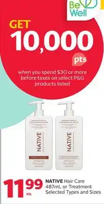 Rexall NATIVE Hair Care offer