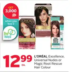 Rexall L'OREAL Excellence, Universal Nudes or Magic Root Rescue Hair Colour offer