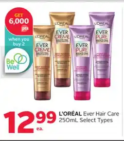 Rexall L'OREAL Ever Hair Care offer