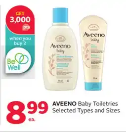 Rexall AVEENO Baby Toiletries offer