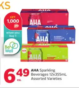 Rexall AHA Sparkling Beverages offer