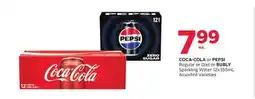 Rexall COCA-COLA or PEPSI Regular or Diet BUBLY Sparkling Water offer