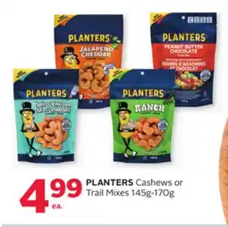 Rexall PLANTERS Cashews or Trail Mixes offer