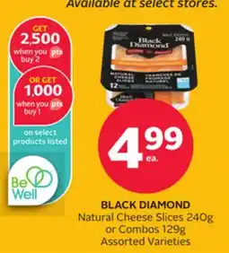 Rexall Natural Cheese Slices 240g or Combos 129g offer