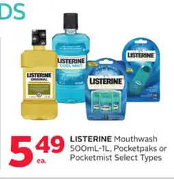 Rexall LISTERINE Mouthwash offer