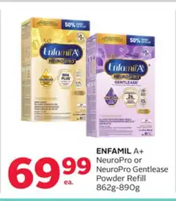 Rexall ENFAMIL A+ NeuroPro or NeuroPro Gentlease Powder Refill offer