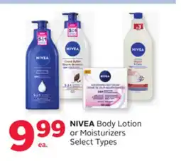 Rexall NIVEA Body Lotion or Moisturizers offer