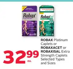 Rexall ROBAX Platinum Caplets or ROBAXACET or ROBAXISAL Extra Strength Caplets offer