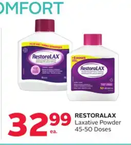 Rexall RESTORALAX Laxative Powder offer