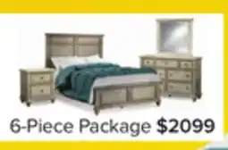 Leon's Emma 6-Piece Queen Bedroom Package - Oak offer
