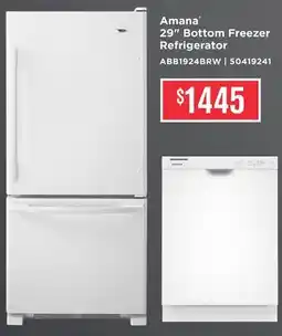 Leon's Amana 29 Bottom Freezer Refrigerator offer