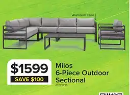 Leon's Milos 6-Piece Outdoor Sectional offer