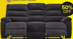 Leon's Lucie Reclining Sofa - Charcoal offer