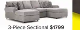 Leon's Jupiter 3-Piece Sectional - Ash Grey offer