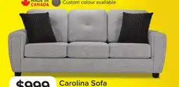 Leon's Carolina Sofa - Light Grey offer