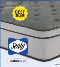 Leon's Sealy Posturepedic Correct Comfort 4 Firm Eurotop Queen Mattress offer