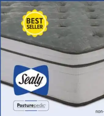 Leon's Sealy Posturepedic Correct Comfort 4 Firm Eurotop Queen Mattress offer