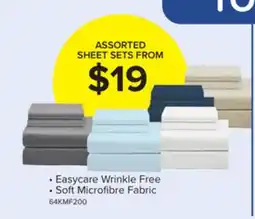 Leon's Cotton House Microfibre Twin Sheet Set - Assorted Colours offer
