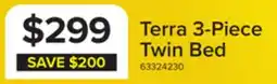 Leon's Terra 3-Piece Twin Bed - Grey offer